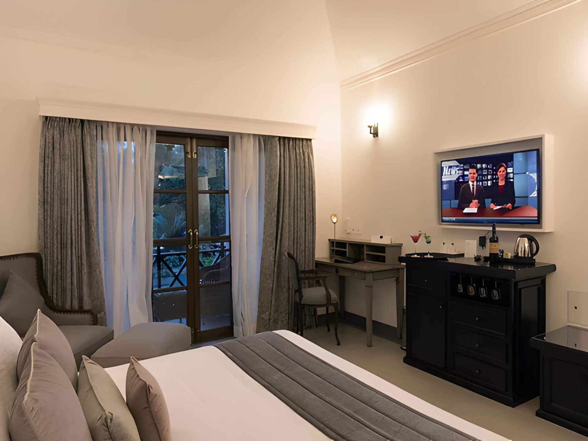 Luxury Pool View Room with Balcony